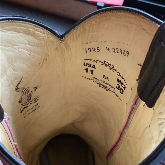 Los Altos men’s crocodile boots size 11 - Picture 3 of 10